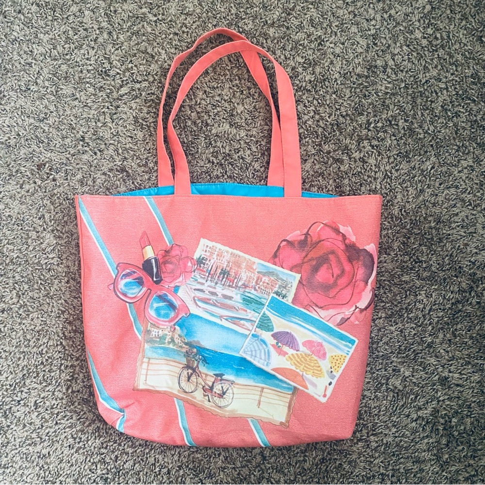 Stylish Pink Lancôme Tote Bag